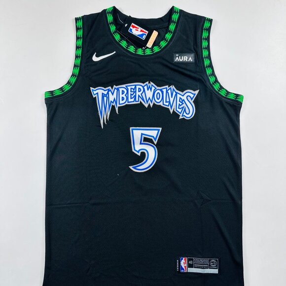 Nike Anthony Edwards #5 Minnesota Timberwolves Jersey Vintage Retro All Sizes - Picture 2 of 6